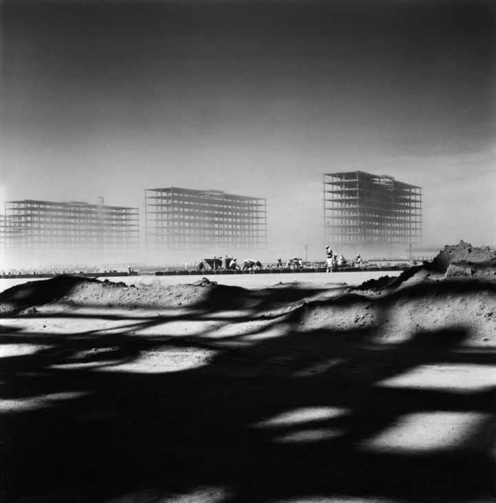 Η εποχή του Marcel Gautherot στη Μπραζίλια Esplanada dos Ministérios em construção. Brasília, 1958. Foto: Marcel Gautherot/IMS